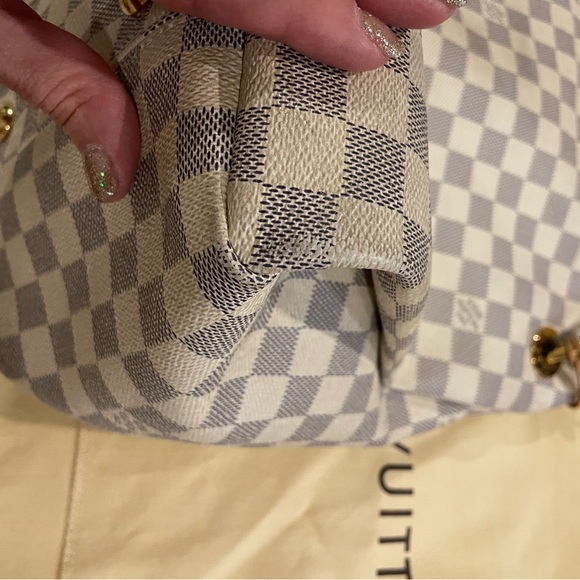 Authentic LOUIS VUITTON Damier Azur Artsy - Picture 8 of 13